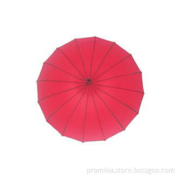 46 Inch Red Pagoda Wedding Parasol Umbrellas Unique Pretty